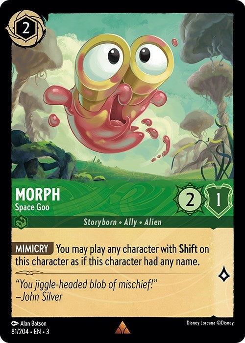 Image for Morph - Space Goo (81/204) (Into the Inklands) (3) - Disney Lorcana