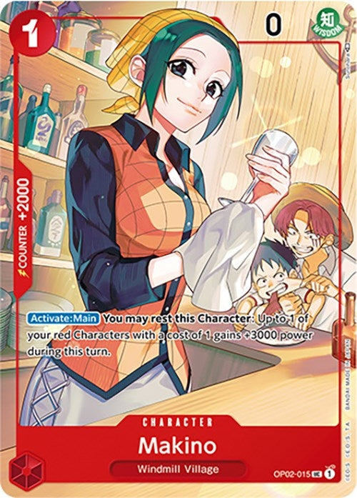 Image for Makino (Japanese 1st Anniversary Set) (OP02-015) (One Piece Promotion Cards) (OP-PR) - One Piece Card Game