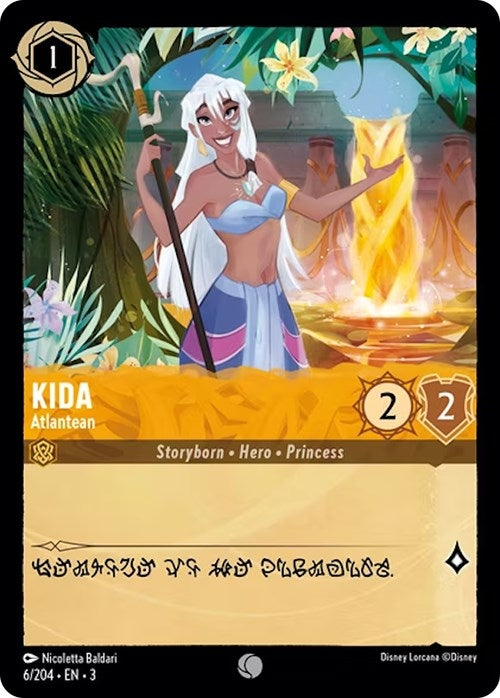 Image for Kida - Atlantean (6/204) (Into the Inklands) (3) - Disney Lorcana