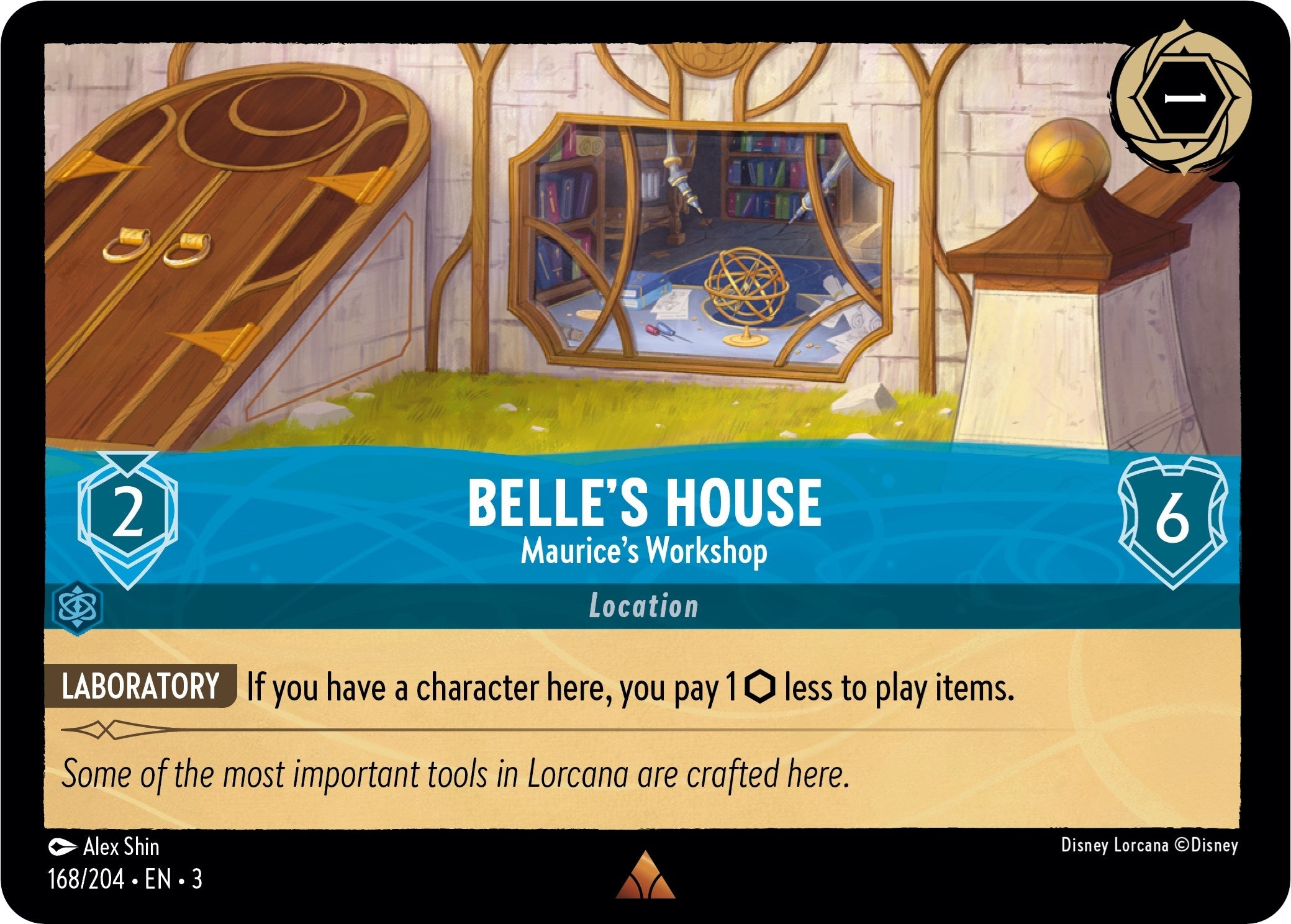 Image for Belle's House - Maurice's Workshop (168/204) (Into the Inklands) (3) - Disney Lorcana
