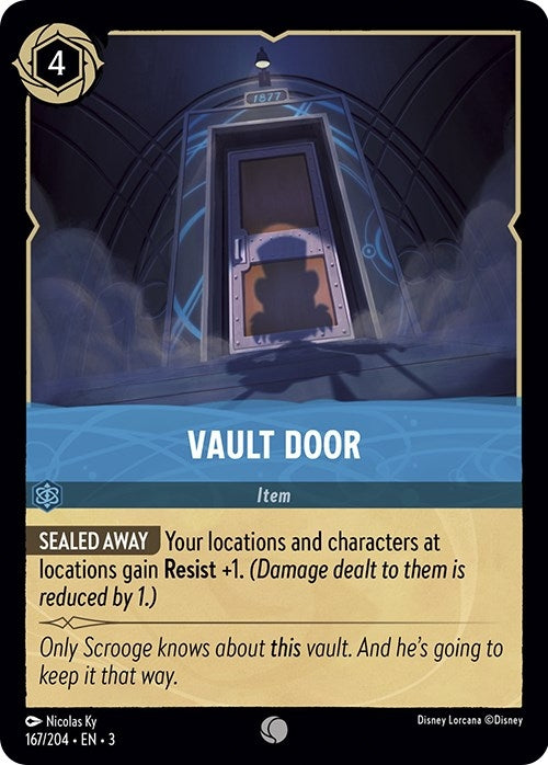 Image for Vault Door (167/204) (Into the Inklands) (3) - Disney Lorcana