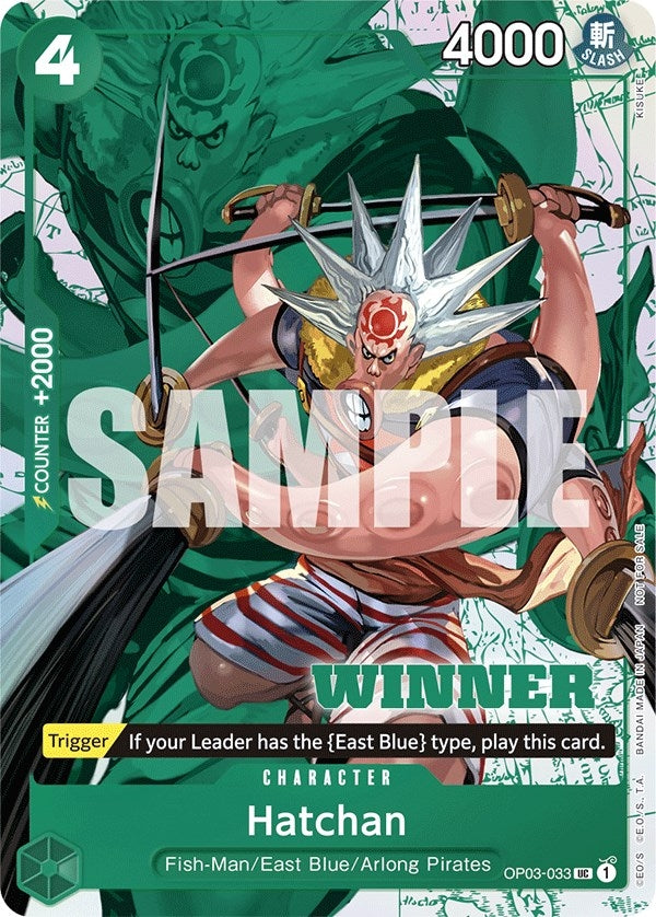 Image for Hatchan (Winner Pack Vol. 6) (OP03-033) (One Piece Promotion Cards) (OP-PR) - One Piece Card Game