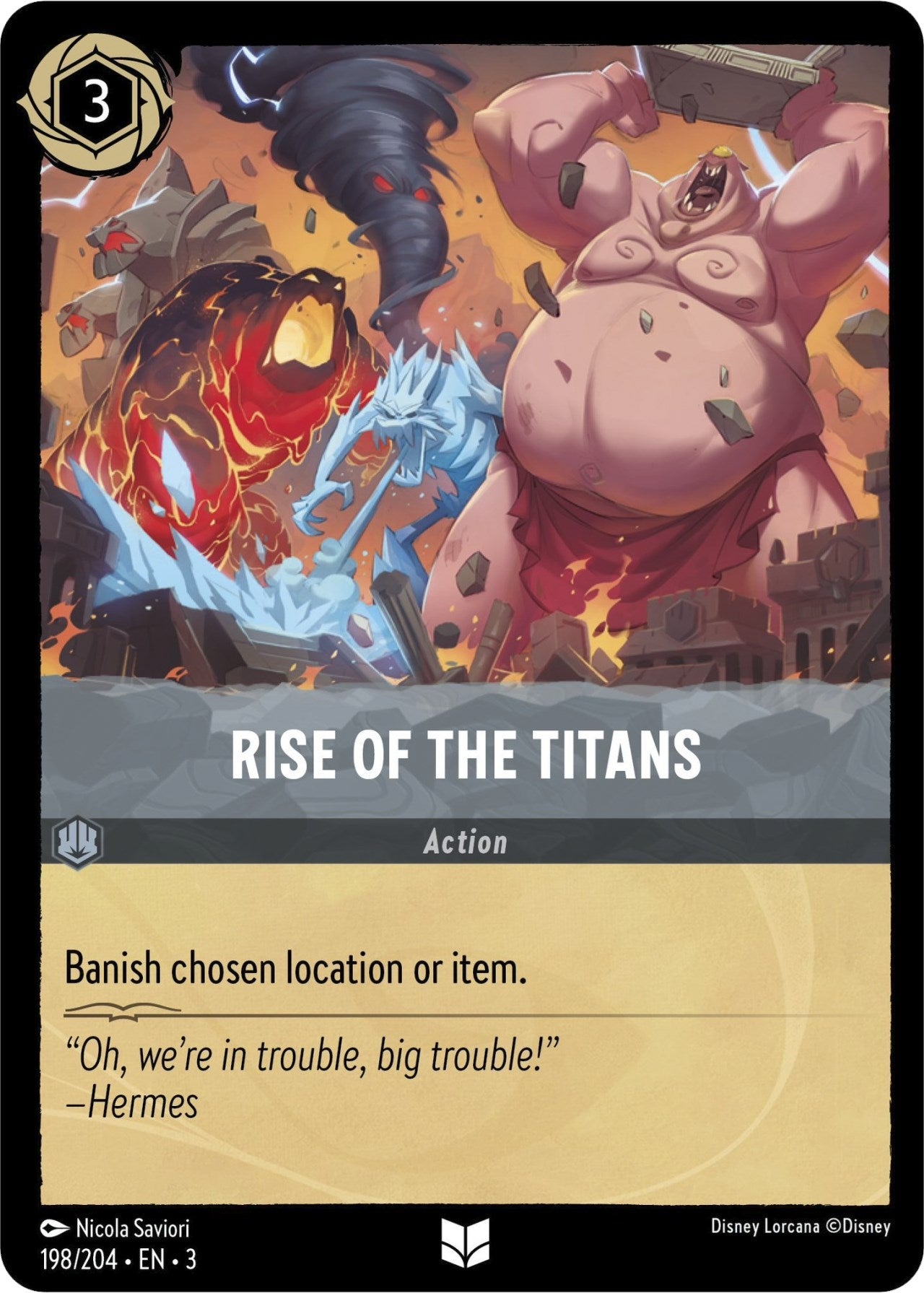 Image for Rise of the Titans (198/204) (Into the Inklands) (3) - Disney Lorcana