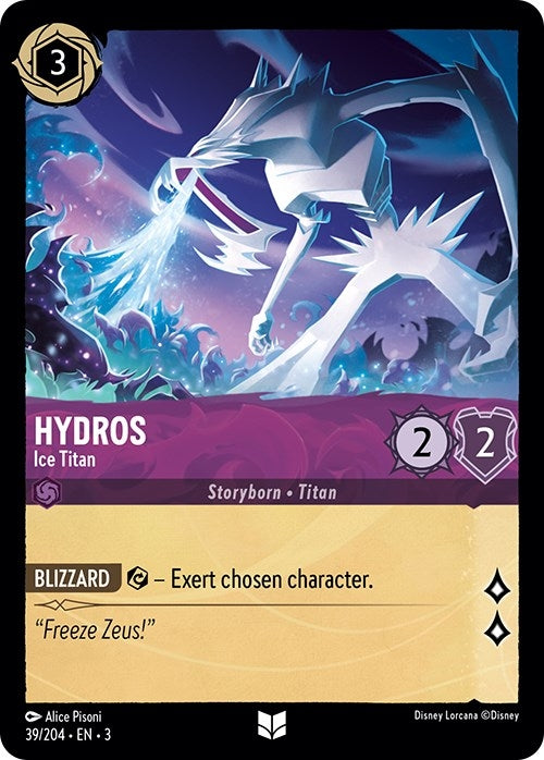 Image for Hydros - Ice Titan (39/204) (Into the Inklands) (3) - Disney Lorcana