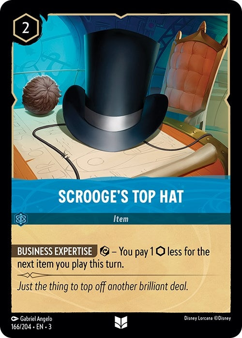 Image for Scrooge's Top Hat (166/204) (Into the Inklands) (3) - Disney Lorcana