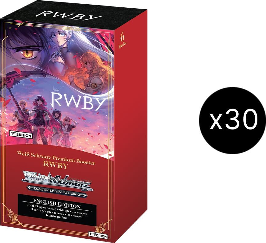 Image for RWBY Premium Booster Box Case - Weiss Schwarz