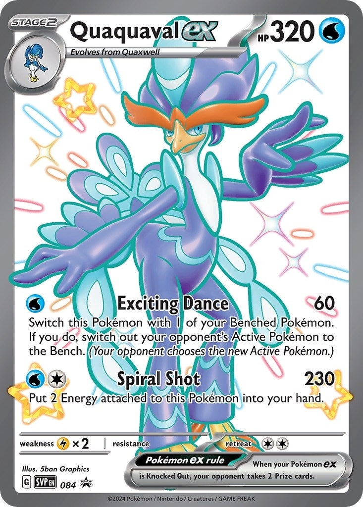 Image for Quaquaval ex - 084 (084) (SV: Scarlet & Violet Promo Cards) (SVP) - Pokemon