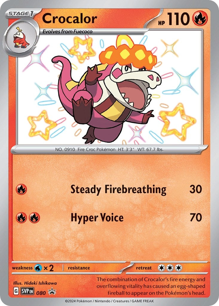 Crocalor - 080 (080) (SV: Scarlet & Violet Promo Cards)