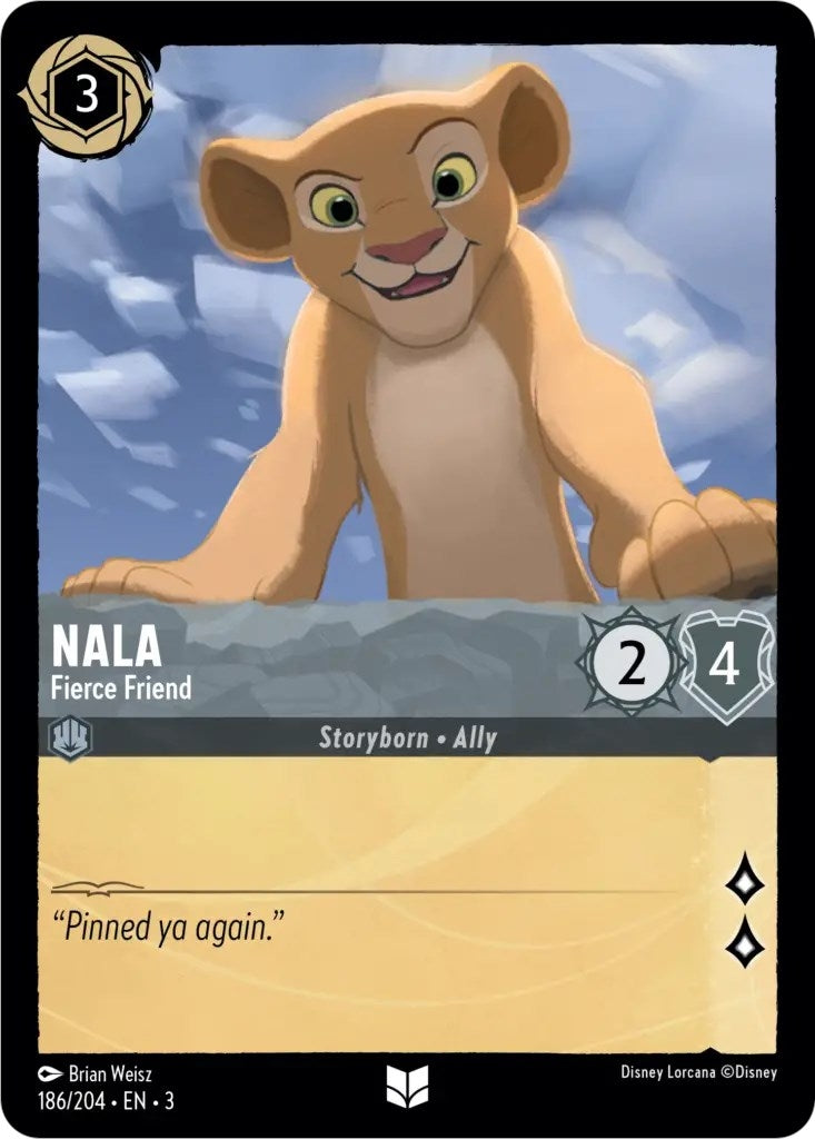 Image for Nala - Fierce Friend (186/204) (Into the Inklands) (3) - Disney Lorcana