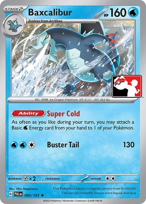 Image for Baxcalibur (060/193) (Prize Pack Series Cards) - Pokemon