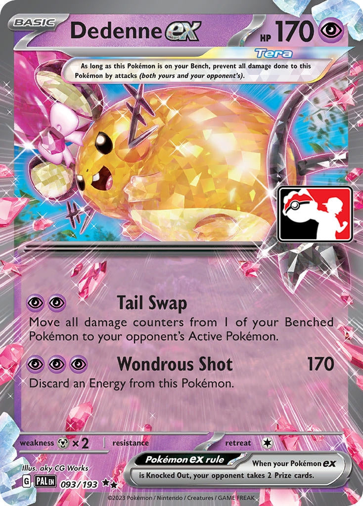 Image for Dedenne ex (093/193) (Prize Pack Series Cards) - Pokemon