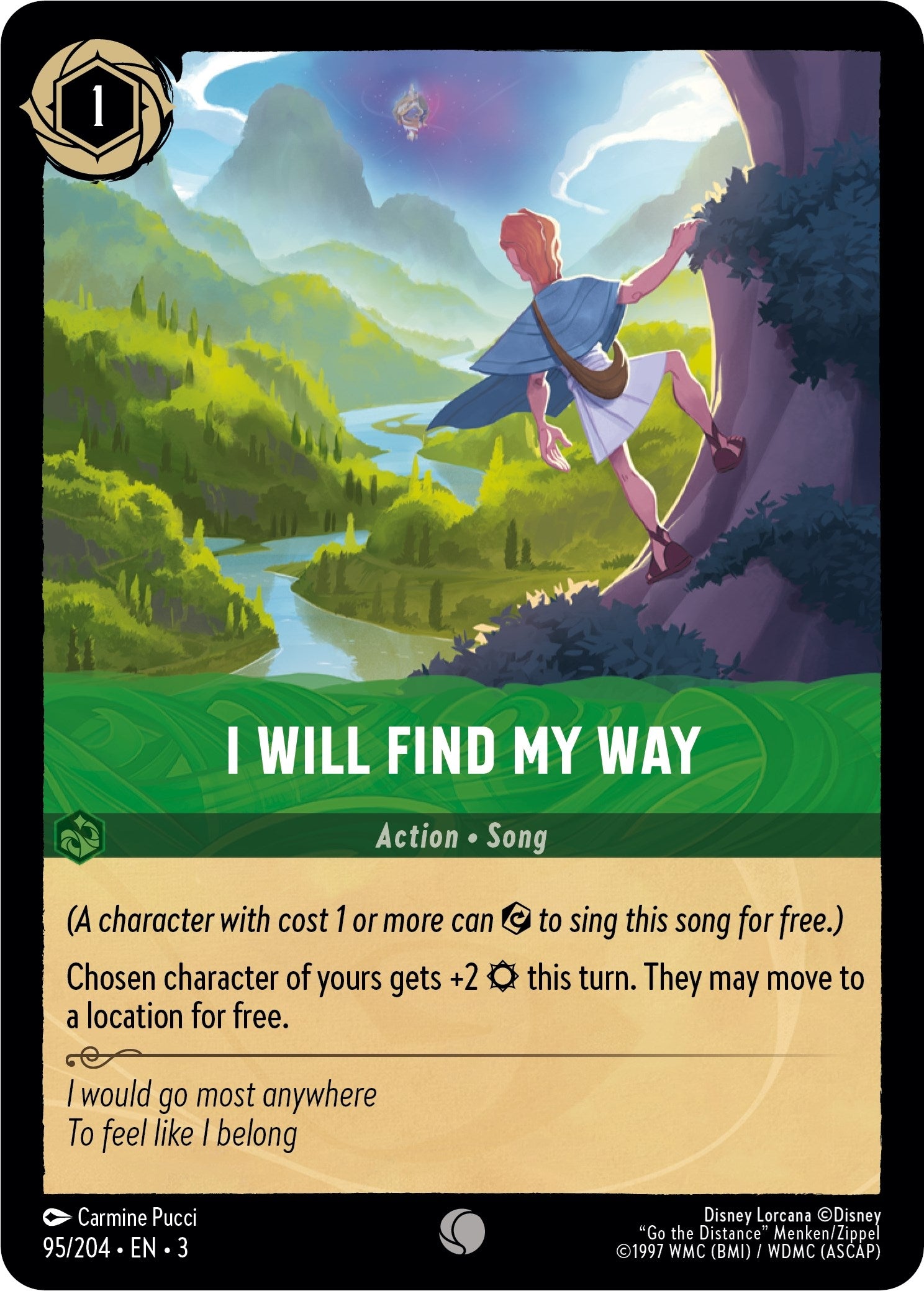 Image for I Will Find My Way (95/204) (Into the Inklands) (3) - Disney Lorcana