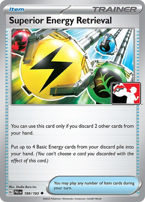 Image for Superior Energy Retrieval (189/193) (Prize Pack Series Cards) - Pokemon