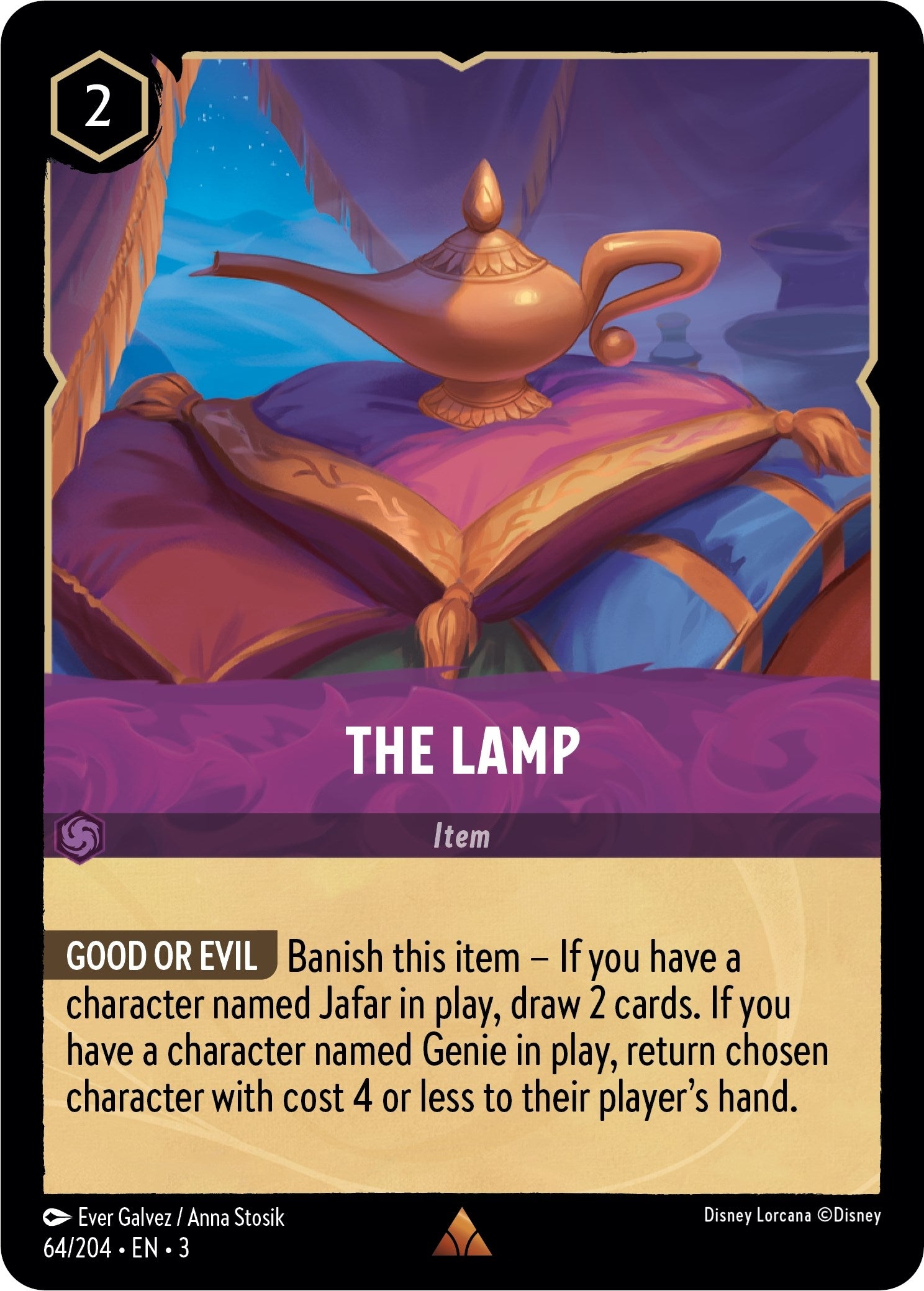 Image for The Lamp (64/204) (Into the Inklands) (3) - Disney Lorcana