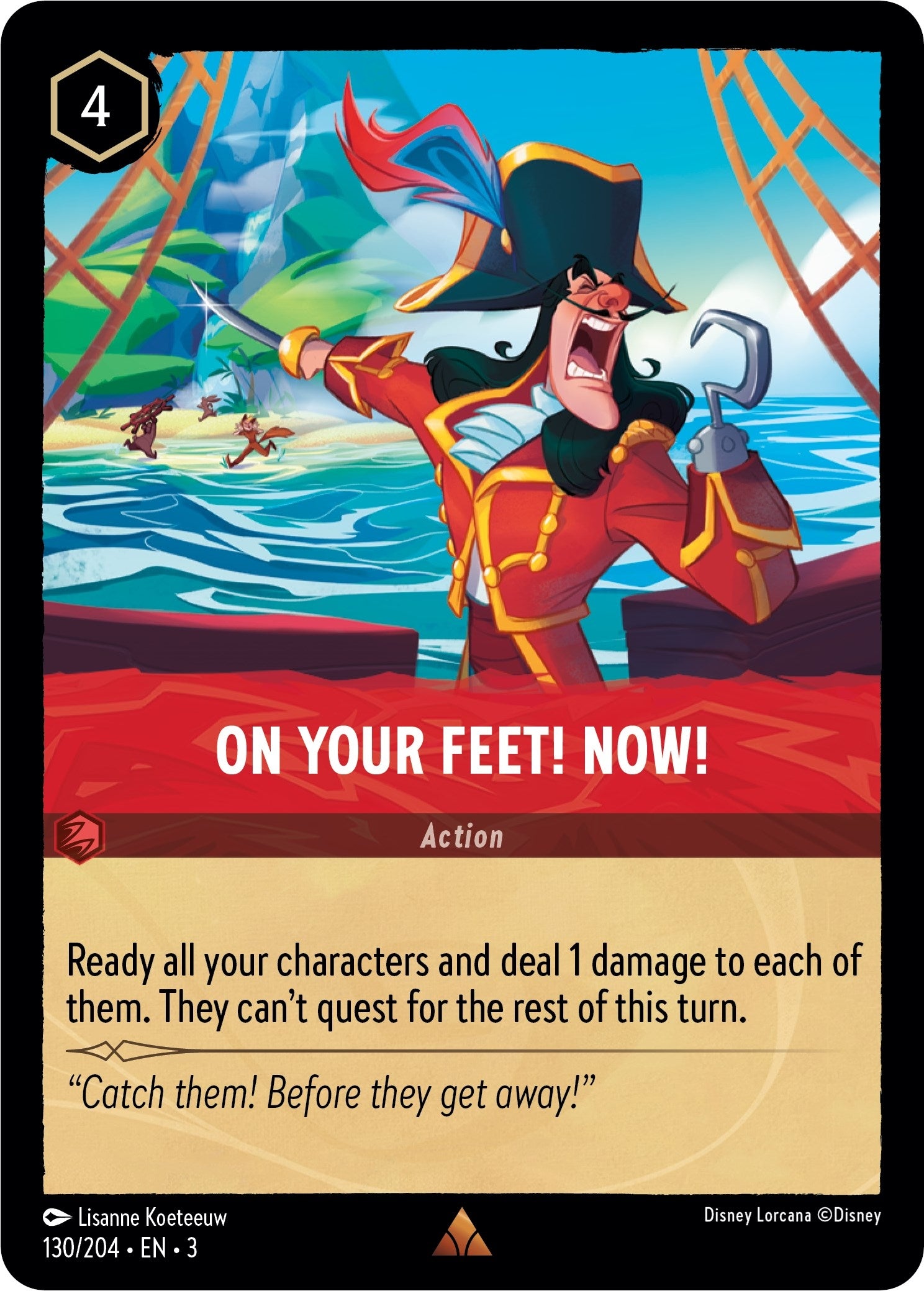 Image for On Your Feet! Now! (130/204) (Into the Inklands) (3) - Disney Lorcana
