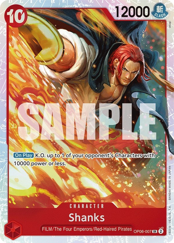 Image for Shanks (OP06-007) (Wings of the Captain) (OP06) - One Piece Card Game