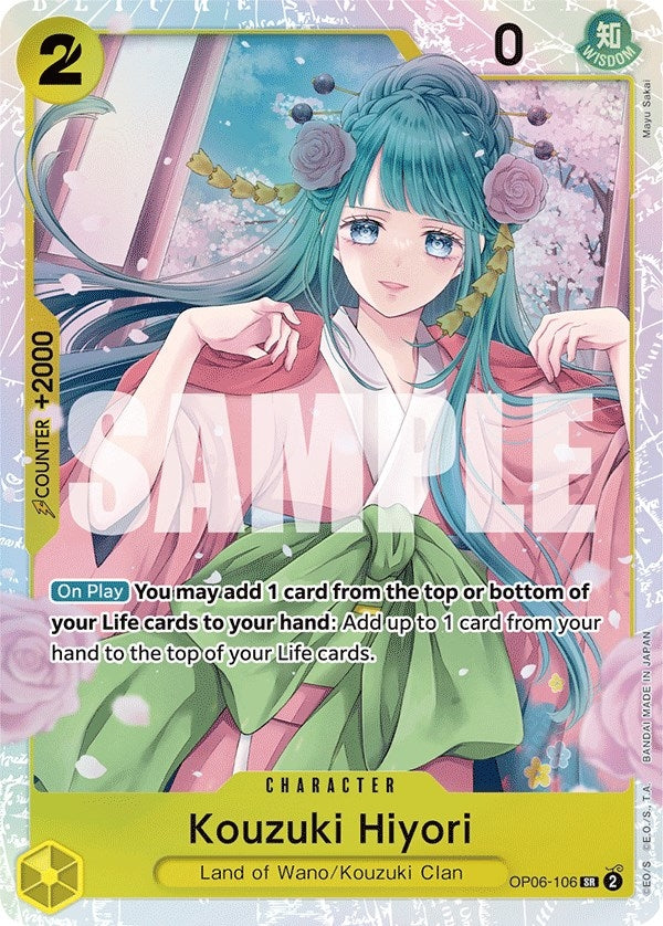 Image for Kouzuki Hiyori (OP06-106) (Wings of the Captain) (OP06) - One Piece Card Game