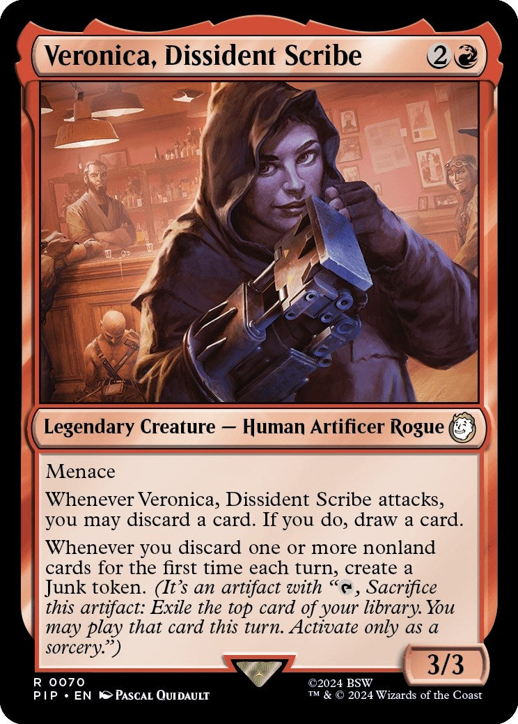 Veronica, Dissident Scribe (70) (Universes Beyond: Fallout)