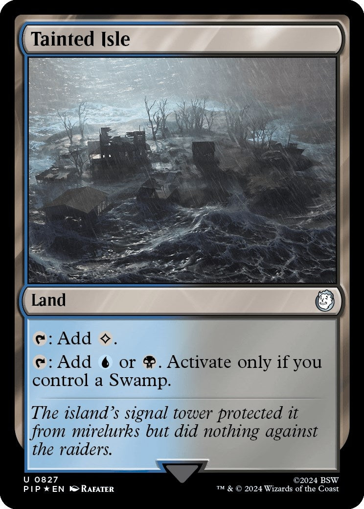 Tainted Isle (Surge Foil) (827) (Universes Beyond: Fallout) - PokeBox USA