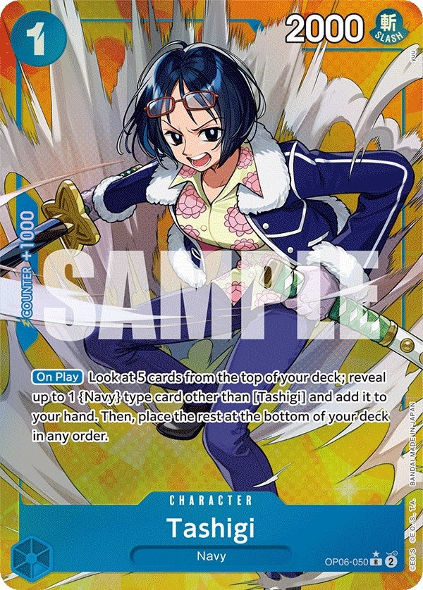 Image for Tashigi (Alternate Art) (OP06-050) (Wings of the Captain) (OP06) - One Piece Card Game