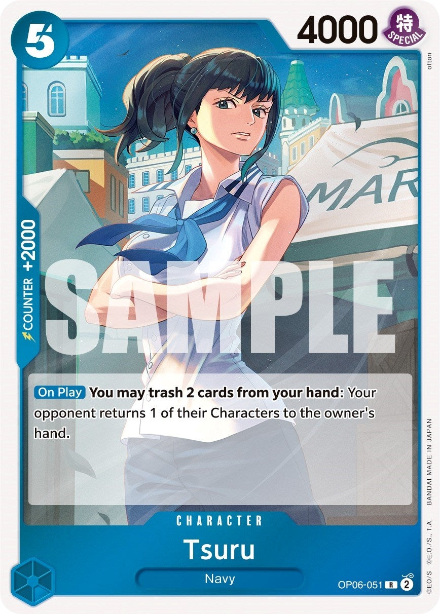 Image for Tsuru (OP06-051) (Wings of the Captain) (OP06) - One Piece Card Game