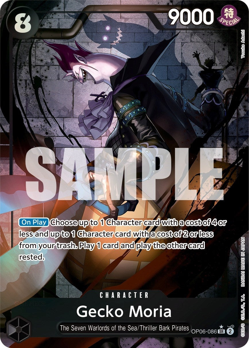 Image for Gecko Moria (086) (Alternate Art) (OP06-086) (Wings of the Captain) (OP06) - One Piece Card Game