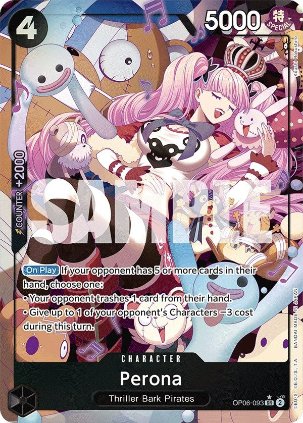 Image for Perona (093) (Alternate Art) (OP06-093) (Wings of the Captain) (OP06) - One Piece Card Game