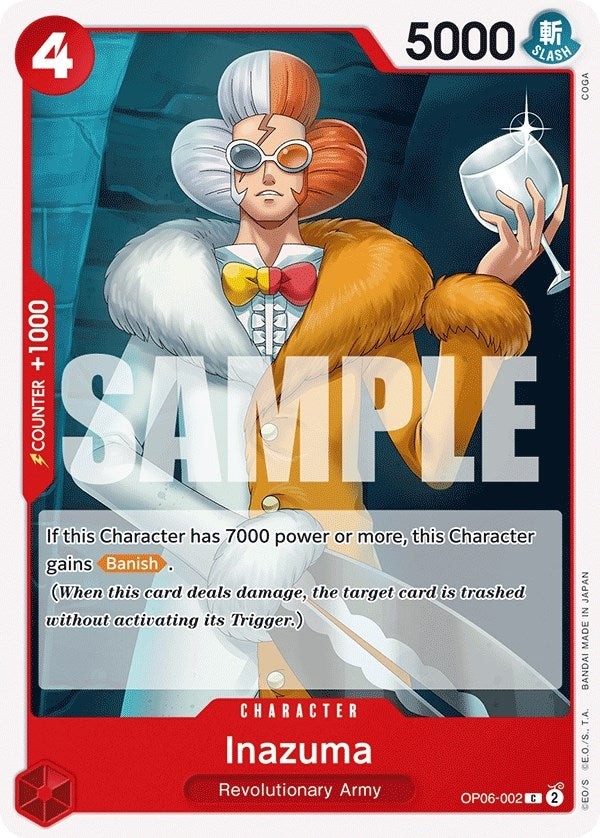Image for Inazuma (OP06-002) (Wings of the Captain) (OP06) - One Piece Card Game