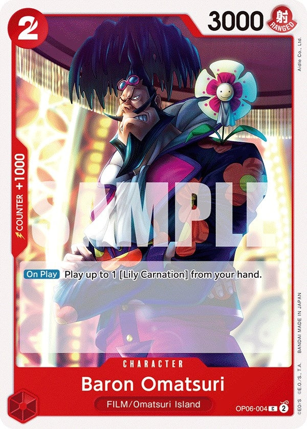 Image for Baron Omatsuri (OP06-004) (Wings of the Captain) (OP06) - One Piece Card Game