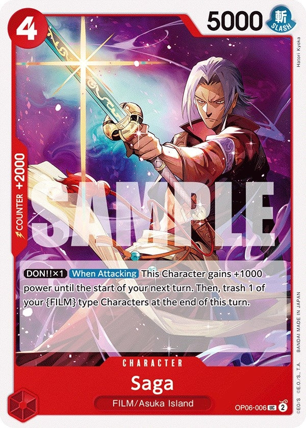 Image for Saga (OP06-006) (Wings of the Captain) (OP06) - One Piece Card Game