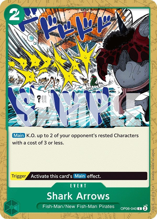 Image for Shark Arrows (OP06-040) (Wings of the Captain) (OP06) - One Piece Card Game