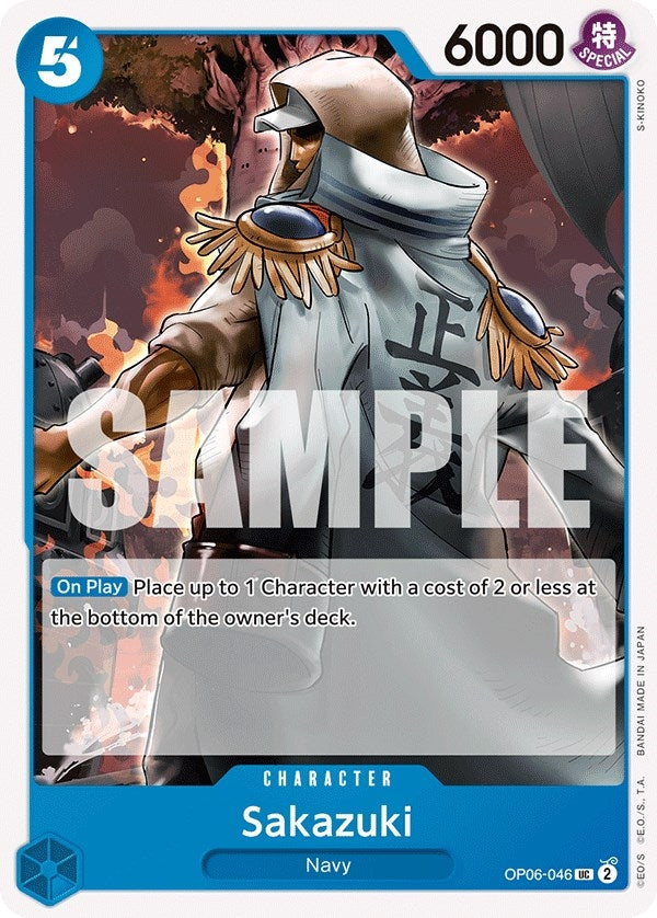 Image for Sakazuki (OP06-046) (Wings of the Captain) (OP06) - One Piece Card Game