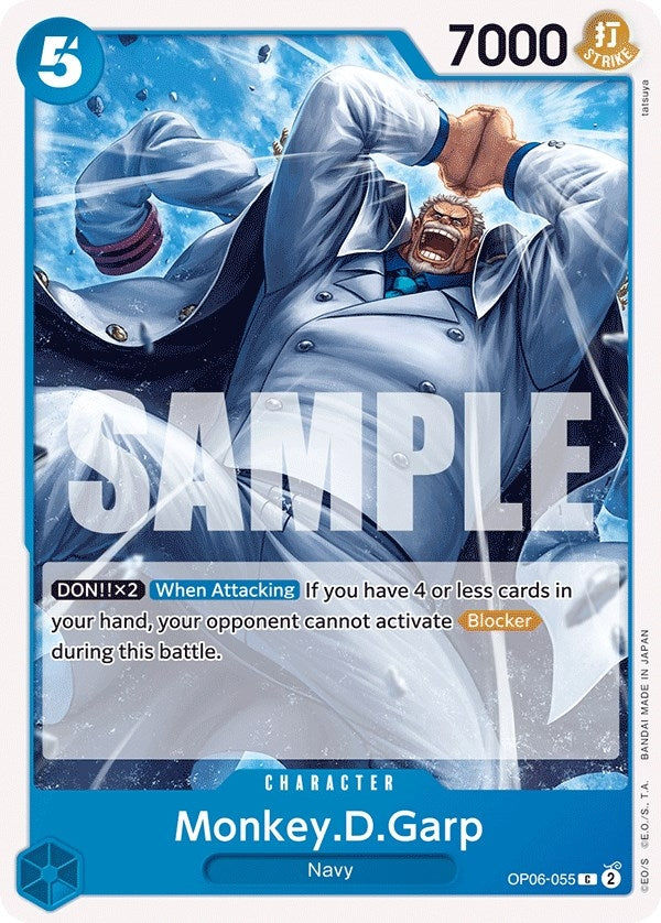 Image for Monkey.D.Garp (OP06-055) (Wings of the Captain) (OP06) - One Piece Card Game