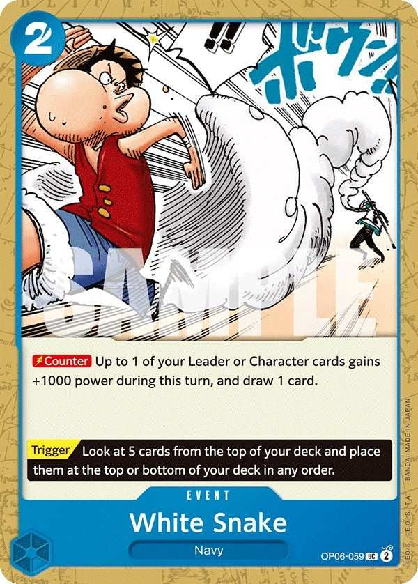 Image for White Snake (OP06-059) (Wings of the Captain) (OP06) - One Piece Card Game