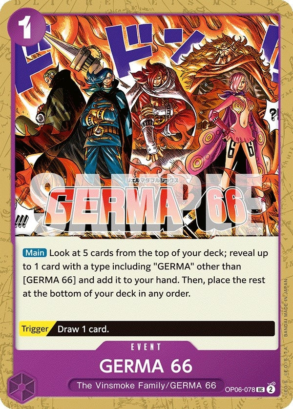 Image for GERMA 66 (OP06-078) (Wings of the Captain) (OP06) - One Piece Card Game
