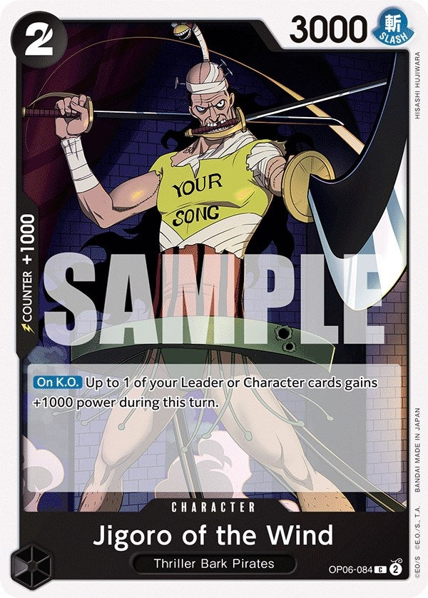 Image for Jigoro of the Wind (OP06-084) (Wings of the Captain) (OP06) - One Piece Card Game