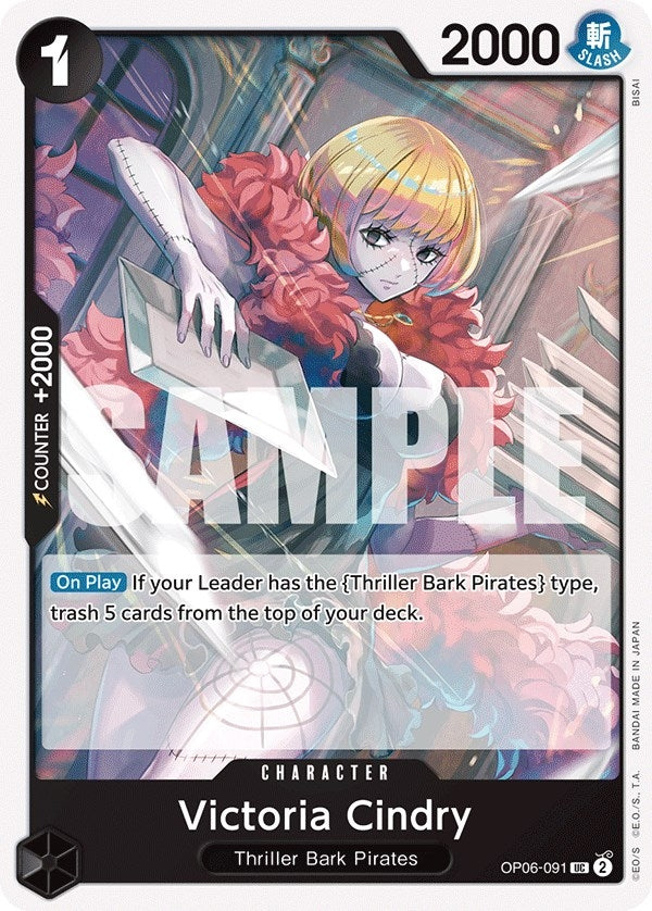 Image for Victoria Cindry (OP06-091) (Wings of the Captain) (OP06) - One Piece Card Game