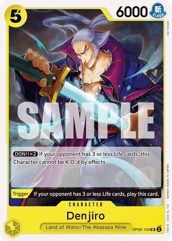 Image for Denjiro (OP06-109) (Wings of the Captain) (OP06) - One Piece Card Game
