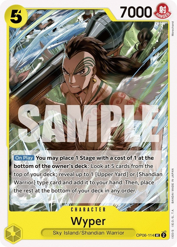 Image for Wyper (OP06-114) (Wings of the Captain) (OP06) - One Piece Card Game