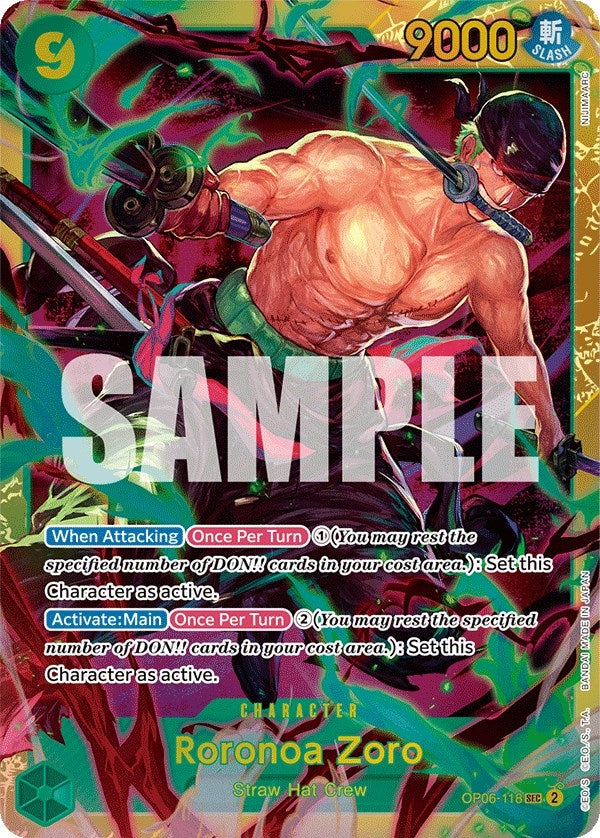 Image for Roronoa Zoro (OP06-118) (Wings of the Captain) (OP06) - One Piece Card Game