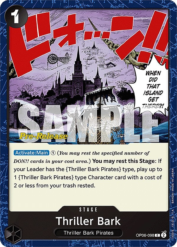 Image for Thriller Bark (OP06-098) (Wings of the Captain Pre-Release Cards) (OP06 PRE) - One Piece Card Game