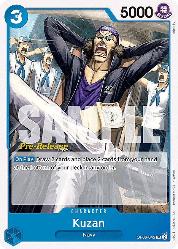 Image for Kuzan (OP06-045) (Wings of the Captain Pre-Release Cards) (OP06 PRE) - One Piece Card Game