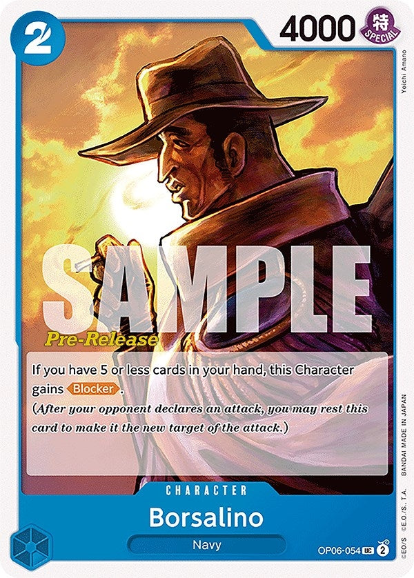 Image for Borsalino (OP06-054) (Wings of the Captain Pre-Release Cards) (OP06 PRE) - One Piece Card Game