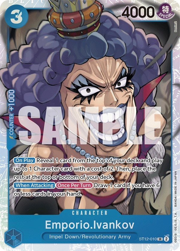 Image for Emporio.Ivankov (ST12-010) (Starter Deck 12: Zoro and Sanji) (ST-12) - One Piece Card Game