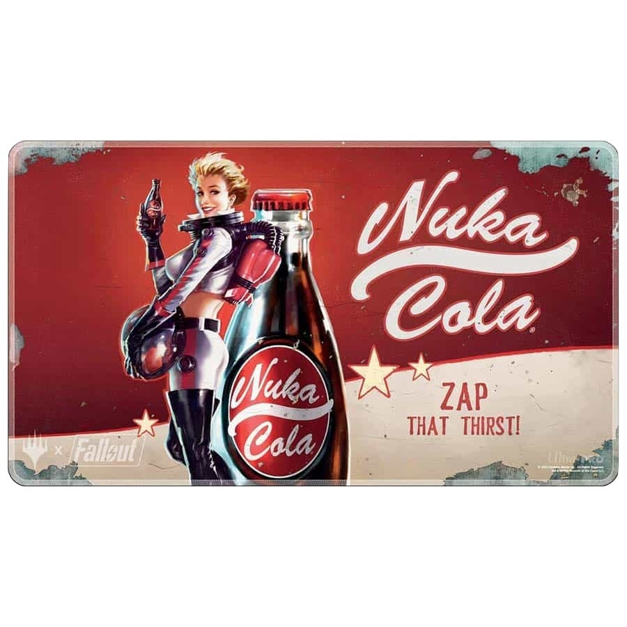 Image for Fallout Nuka Cola Holofoil Standard Gaming Playmat for Magic: The Gathering - Playmats
