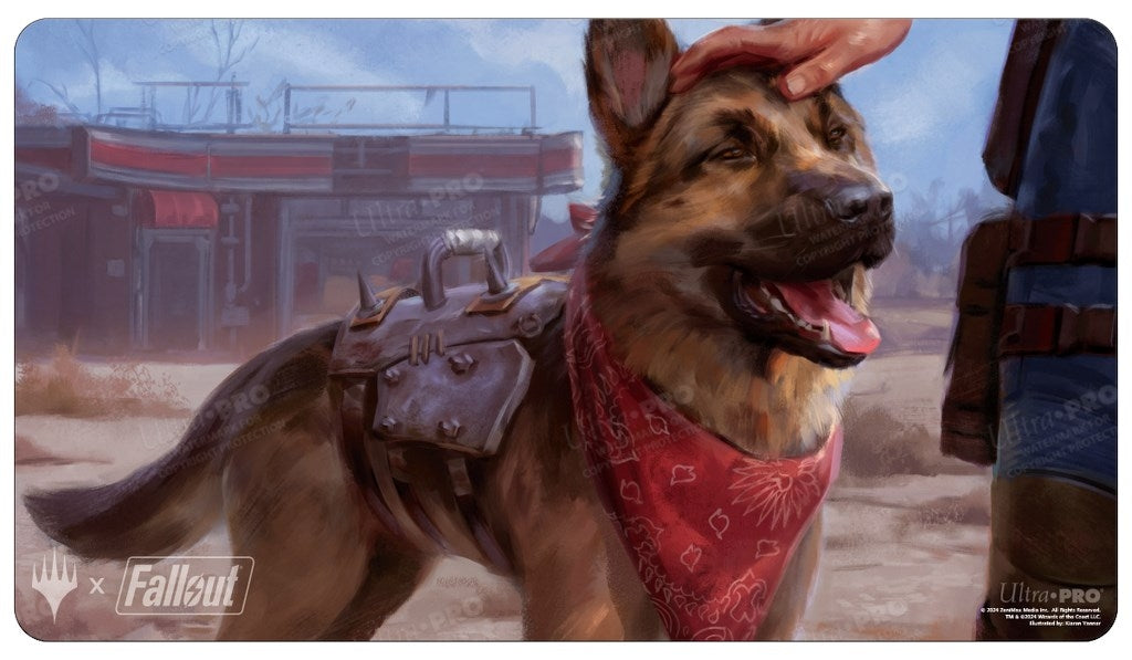 Image for Fallout Dogmeat, Ever Loyal Standard Gaming Playmat for Magic: The Gathering - Playmats