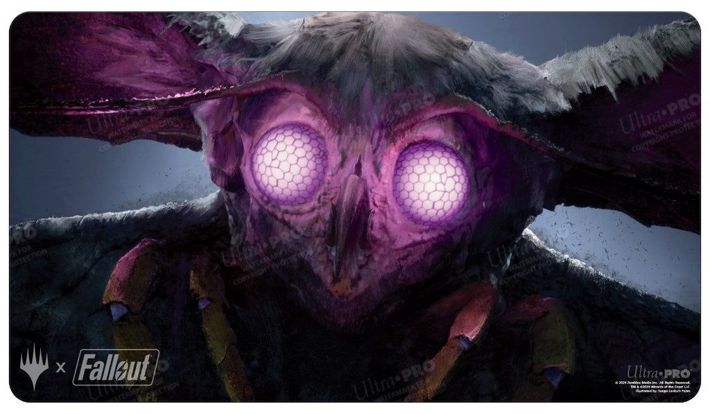 Image for Fallout The Wise Mothman Standard Gaming Playmat for Magic: The Gathering - Playmats
