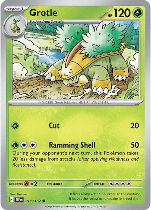 Image for Grotle (011/162) (SV05: Temporal Forces) - Pokemon