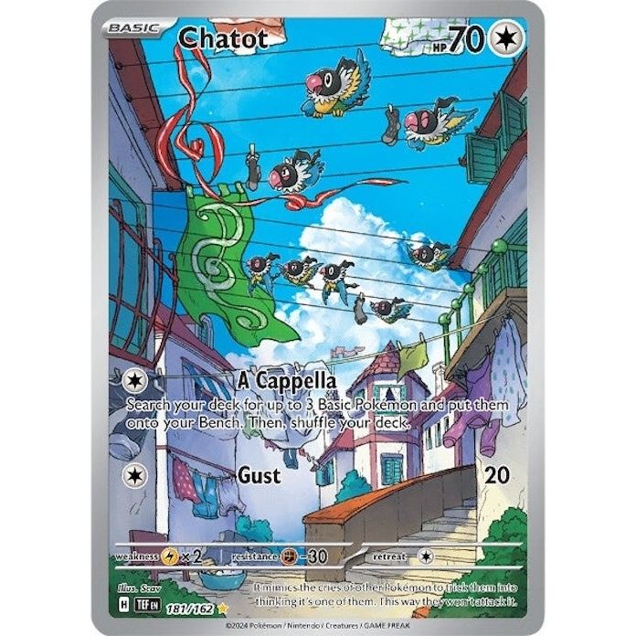 Image for Chatot (181/162) (SV05: Temporal Forces) - Pokemon