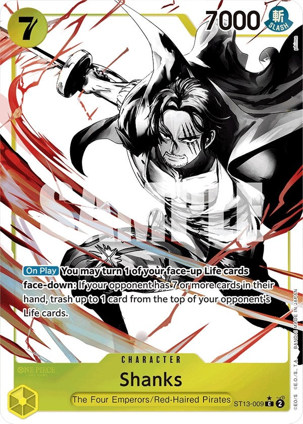Image for Shanks (Parallel) (ST13-009) (Ultra Deck: The Three Brothers) (ST-13) - One Piece Card Game